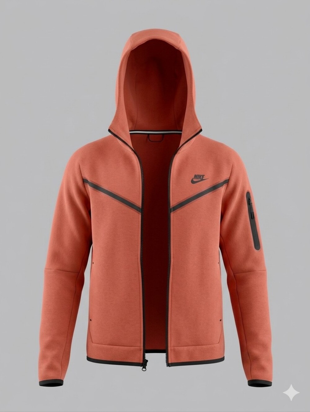 Nike Tech Fleece Full-Zip Hoodie - Kids Large